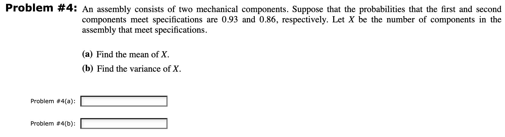 Solved Problem #4: An Assembly Consists Of Two Mechanical | Chegg.com