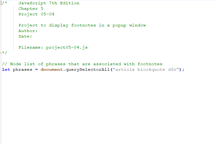 Solved Do the following: 1. Use your code editor to open the | Chegg.com