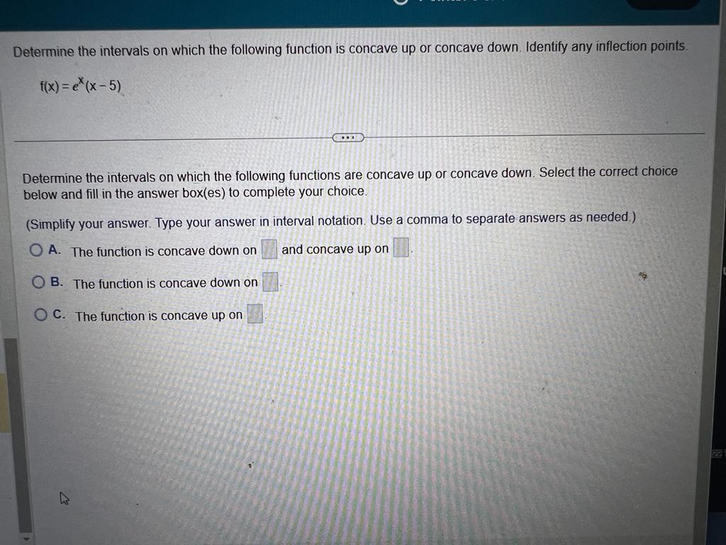 Solved Determine the intervals on which the following | Chegg.com