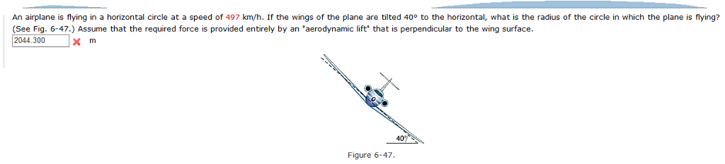 Solved An Airplane Is Flying In A Horizontal Circle At A | Chegg.com