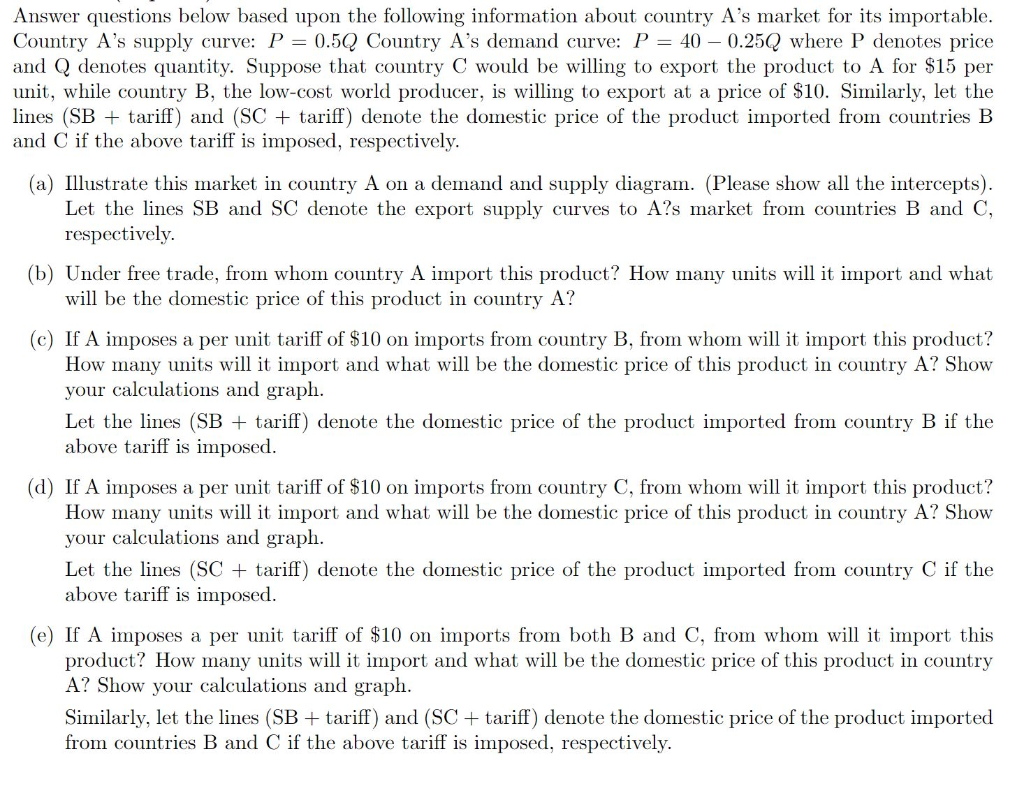 Solved Answer Questions Below Based Upon The Following | Chegg.com