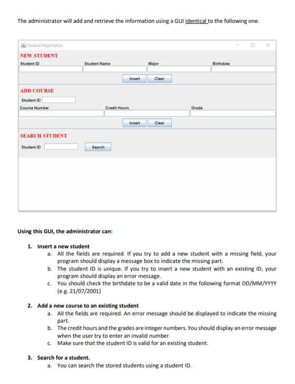 Solved In this assignment, you will implement a program to | Chegg.com