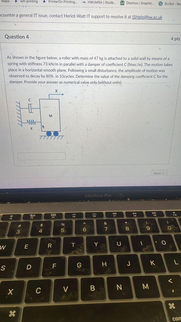 Solved Maps witi printing PrinterOn Printing... in HWUMSA | Chegg.com