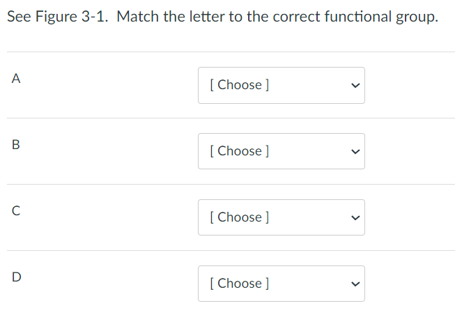 Solved See Figure 3-1. Match the letter to the correct | Chegg.com