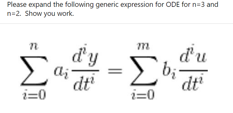 Solved Please expand the following generic expression for | Chegg.com