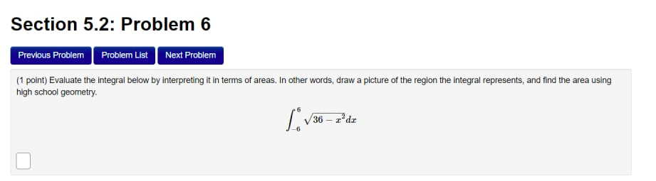 Solved Section 5.2: Problem 5 Previous Problem Problem List | Chegg.com