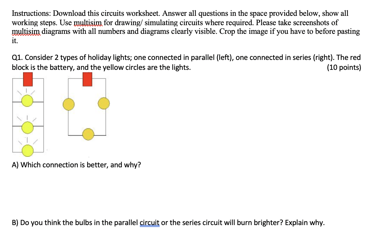 22 Types Of Circuits Worksheet Answers - support worksheet