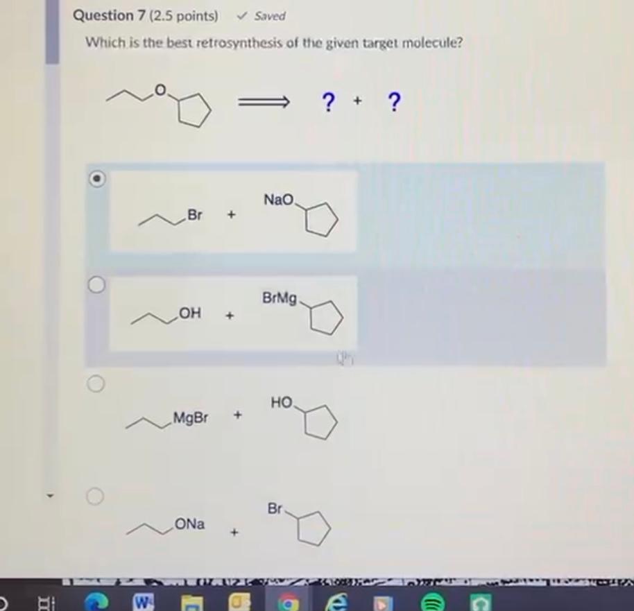 Solved Question 7 (2.5 Points) Saved Which Is The Best | Chegg.com