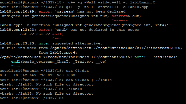 Solved ^^^^ my code on the left my error codes are on the | Chegg.com