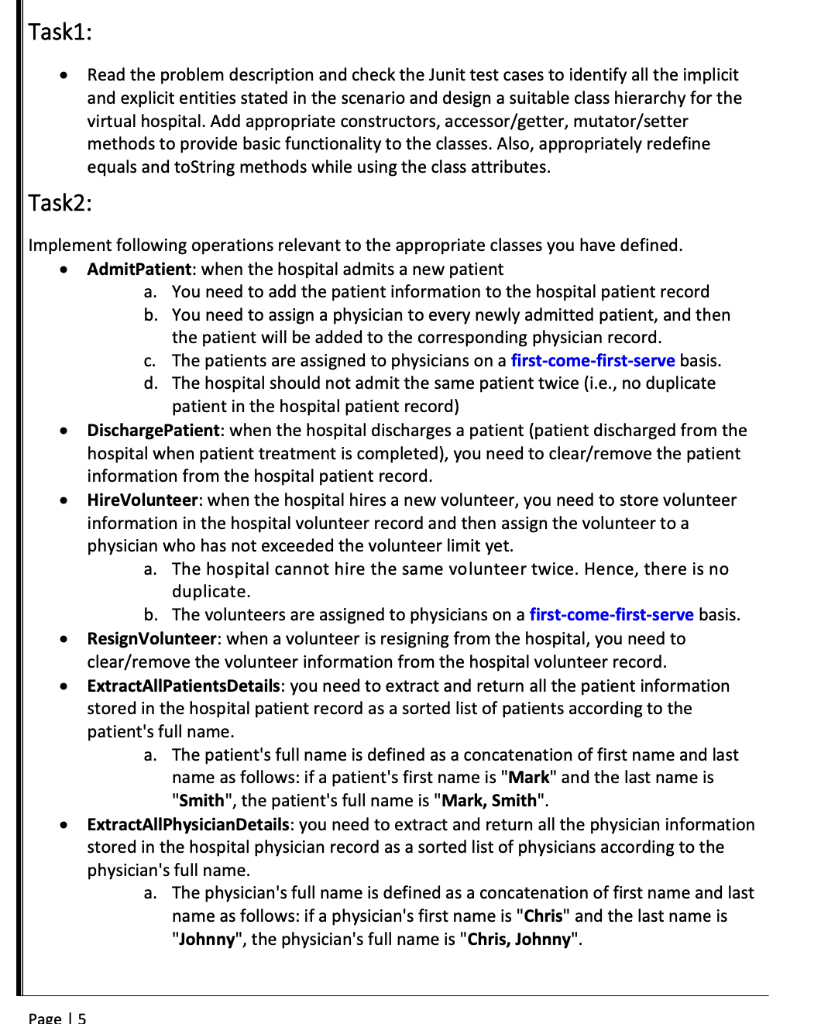 Problem Description: For this programming test2, you | Chegg.com