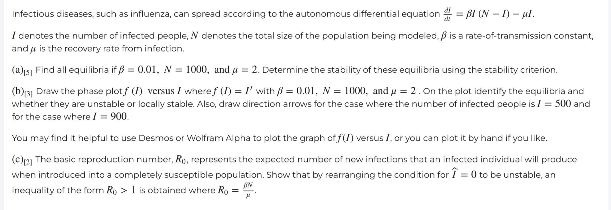 Solved hello, I'm in first year calculus and this word | Chegg.com