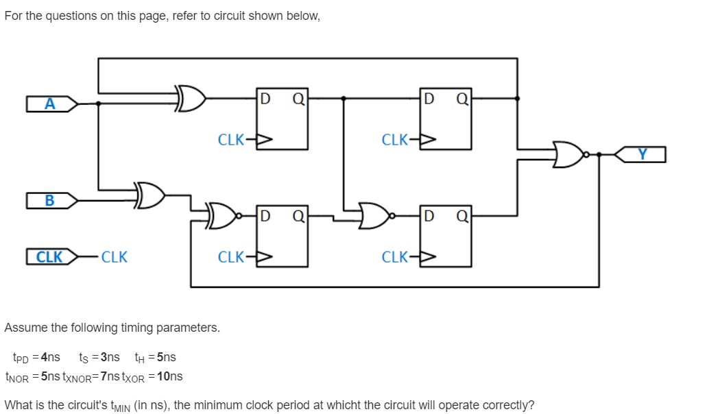 Solved For the questions on this page, refer to circuit | Chegg.com