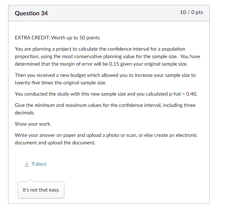 Solved EXTRA CREDIT: Worth up to 50 points You are planning | Chegg.com