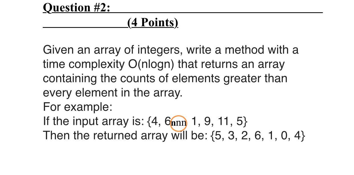 Solved Question 2 4 Points Given An Array Of Integers Chegg Com   PhpbQWtwt