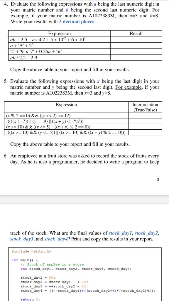 Solved 3. Answer The Following Questions. I. Which Of The | Chegg.com