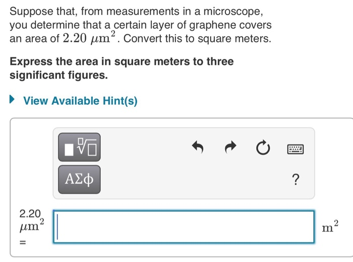 Rand Geschätzt Verantwortliche micrometers squared to meters squared