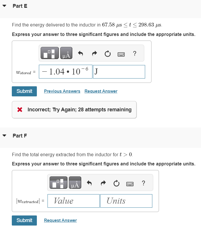 Solved Choose the correct numerical expression for i for | Chegg.com