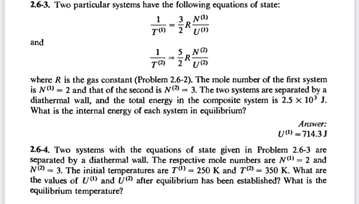 Solved T(1)1=23RU(1)N(1) and T(2)1=25RU(2)N(2) where R is | Chegg.com