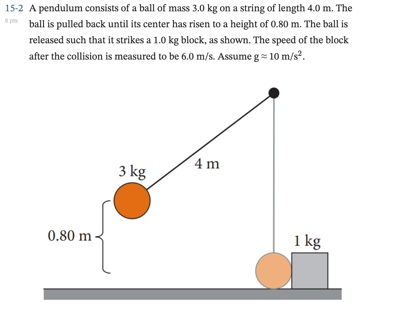 Solved a) what is the speed of the ball just before the | Chegg.com