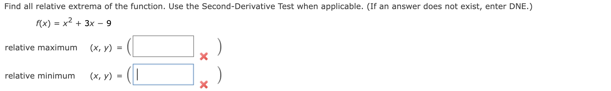 Solved Find All Relative Extrema Of The Function. Use The | Chegg.com