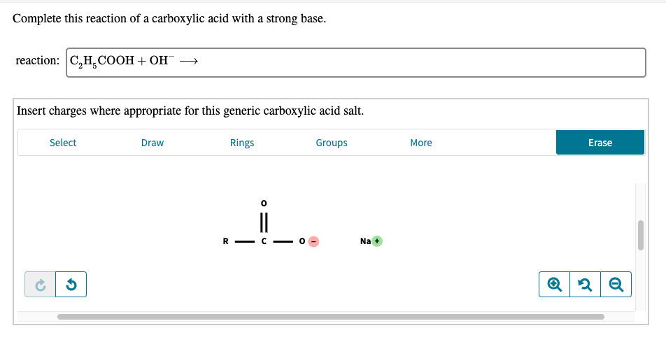 Solved Complete this reaction of a carboxylic acid with a | Chegg.com