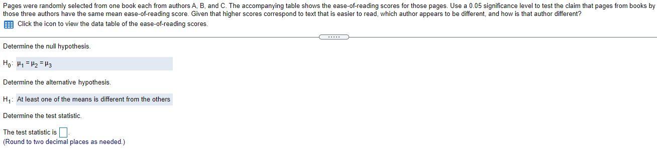 Solved Pages Were Randomly Selected From One Book Each From | Chegg.com