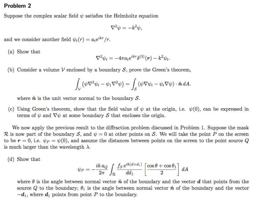 Problem 2 Suppose The Complex Scalar Field Y Satis Chegg Com