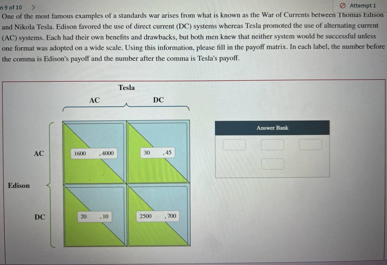 Direct Current Examples