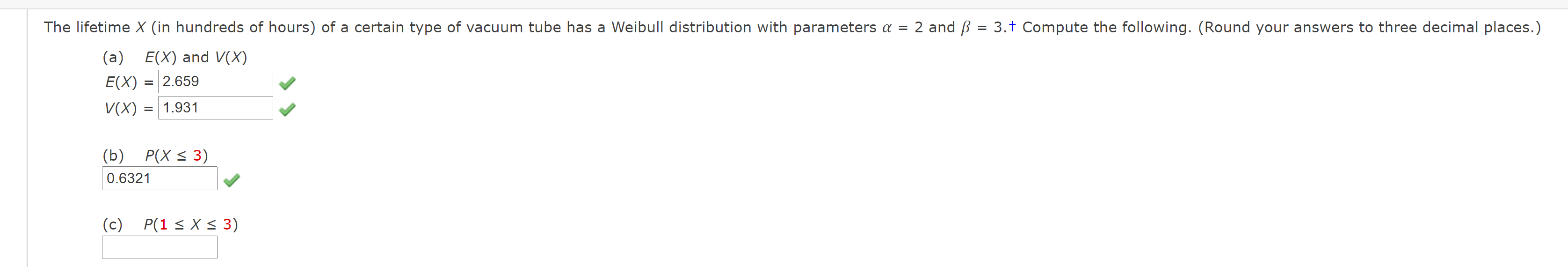 Solved The lifetime X (in hundreds of hours) of a certain