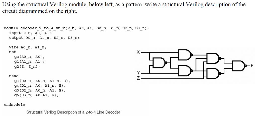 Verilog Structural Model Example