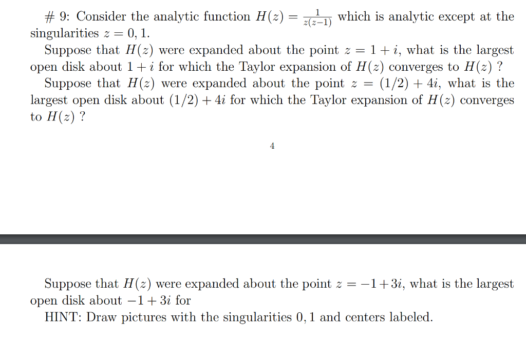 1 z 2 is analytic or not