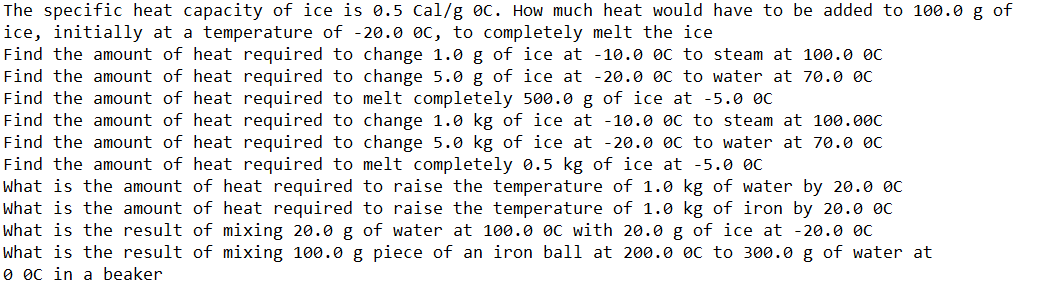 solved-the-specific-heat-capacity-of-ice-is-0-5-cal-g-oc-chegg