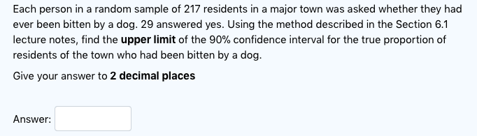 Solved Suppose We Are Interested In The Proportion Of | Chegg.com