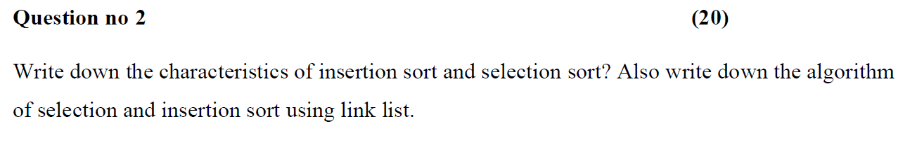 Solved This subject is DATA STRUCTURE & ALGORITHM please | Chegg.com