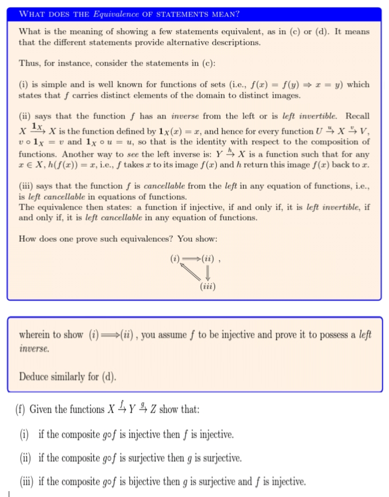 Solved WHAT DOES THE Equivalence OF STATEMENTS MEAN What Is Chegg