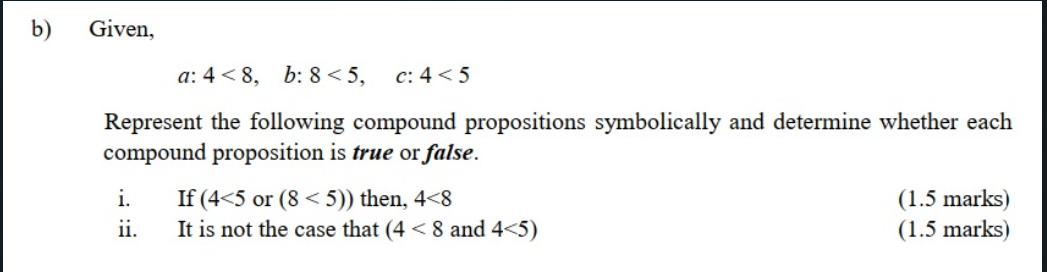 Solved b Given, a: 4