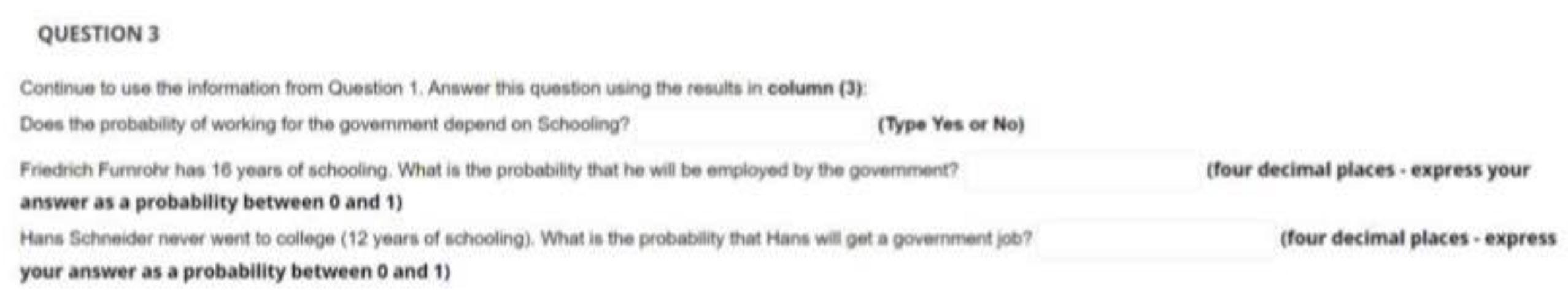 QUESTION 1 Questions 1-5 are based on the following | Chegg.com