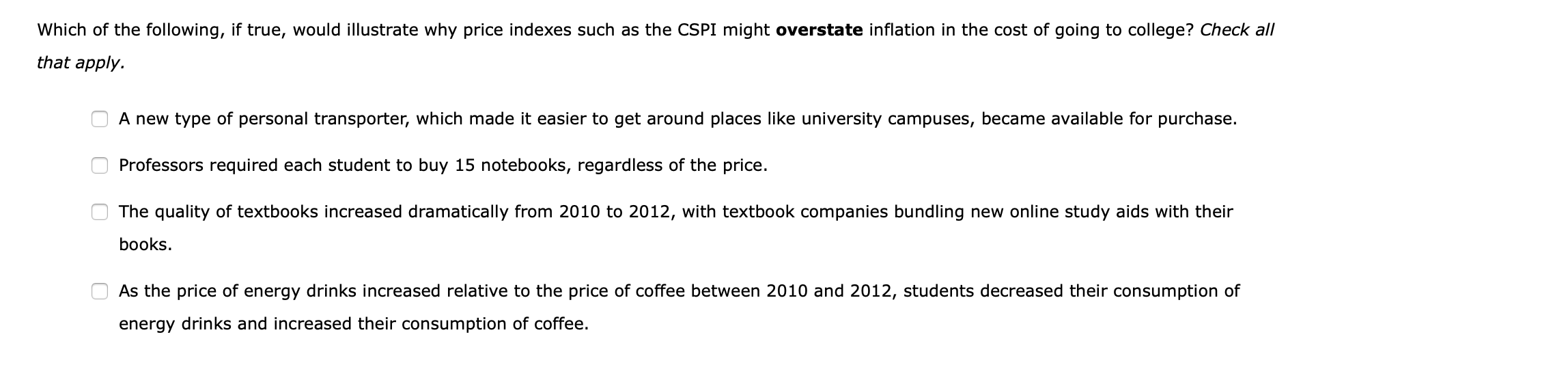 Solved 6. Calculating Inflation Using A Simple Price Index | Chegg.com