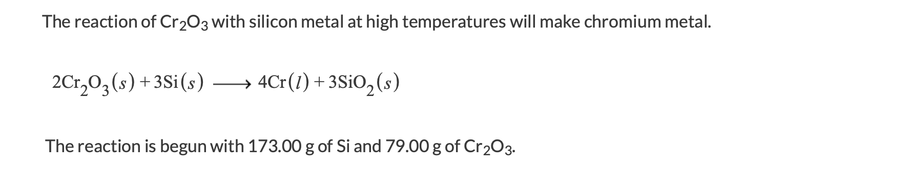 Solved: How Many Grams Of The Excess Reactant Are Left Aft... | Chegg.com