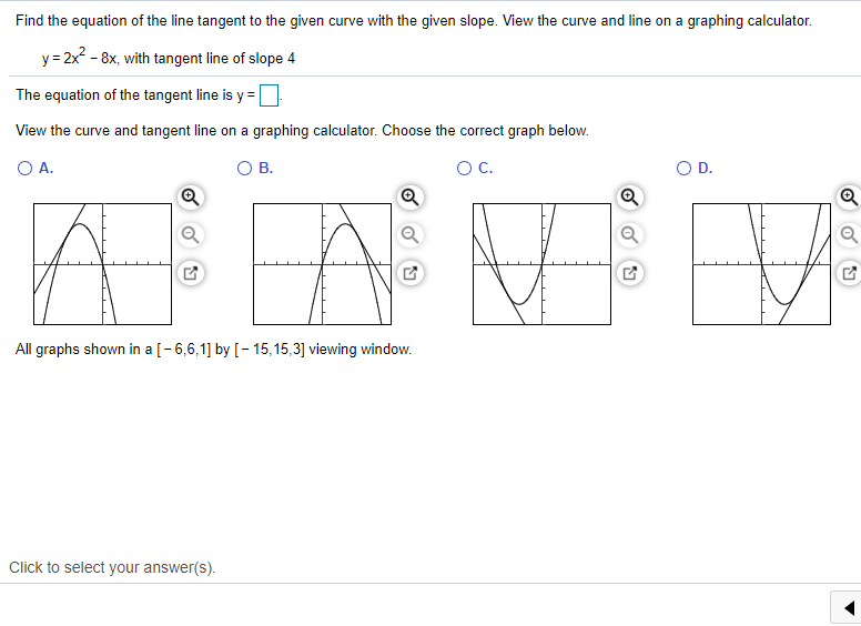 Equation Of Line Tangent To Graph Calculator Tessshebaylo