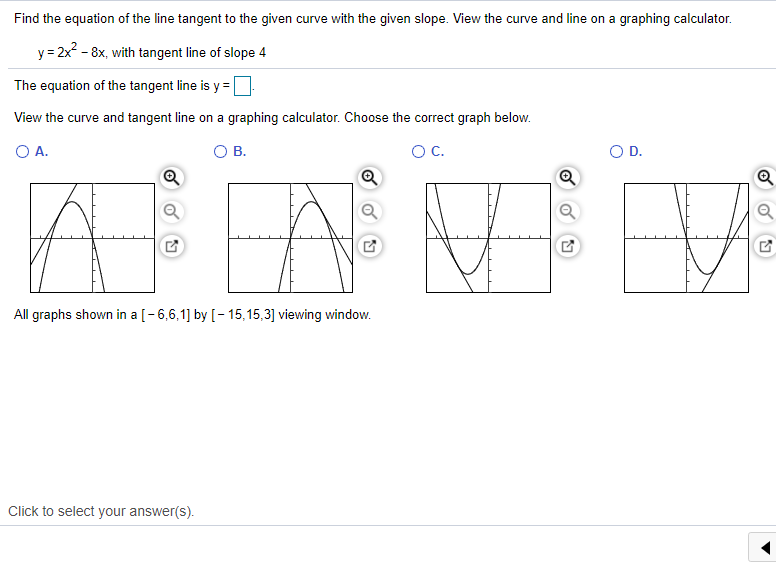 Equation Of Line Tangent To Graph Calculator Tessshebaylo 3401