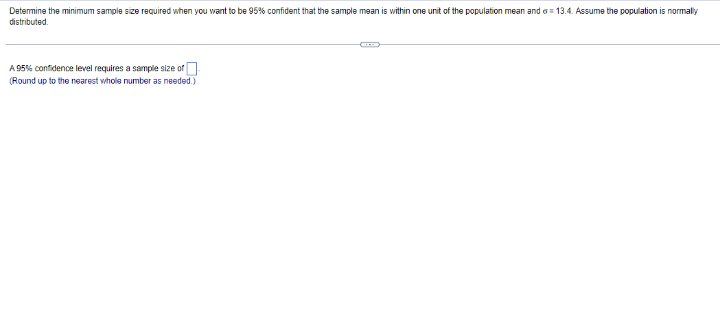 Solved Determine the minimum sample size required when you | Chegg.com