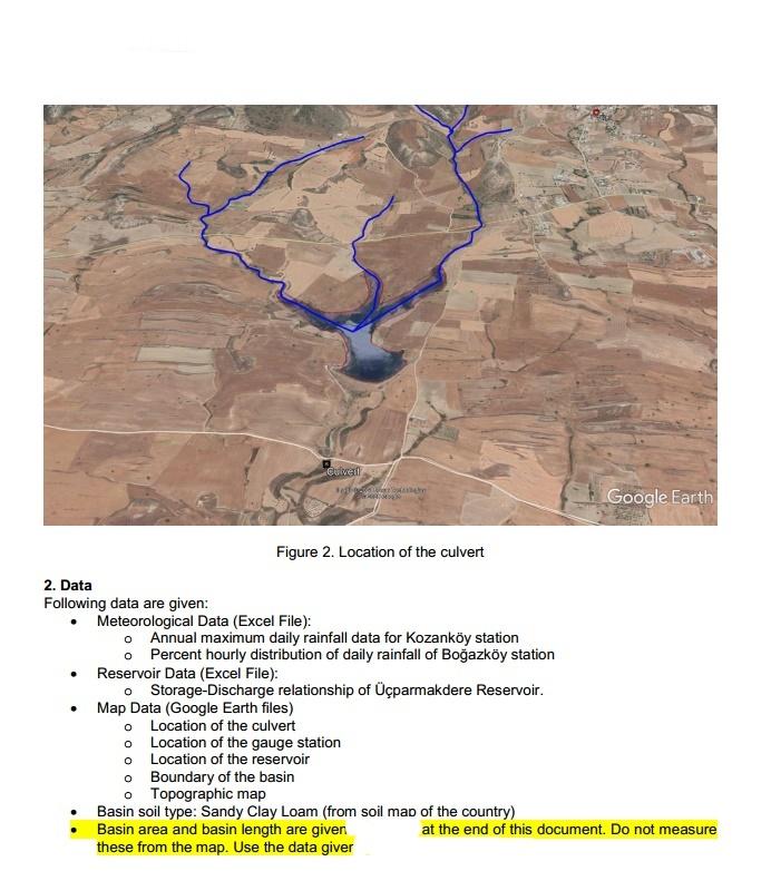 Hydrology homework hypothetical basin 04 image