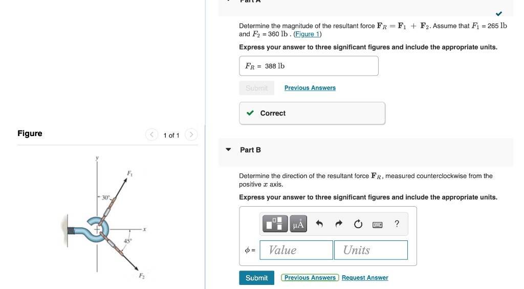 Solved Determine The Magnitude Of The Resultant Force