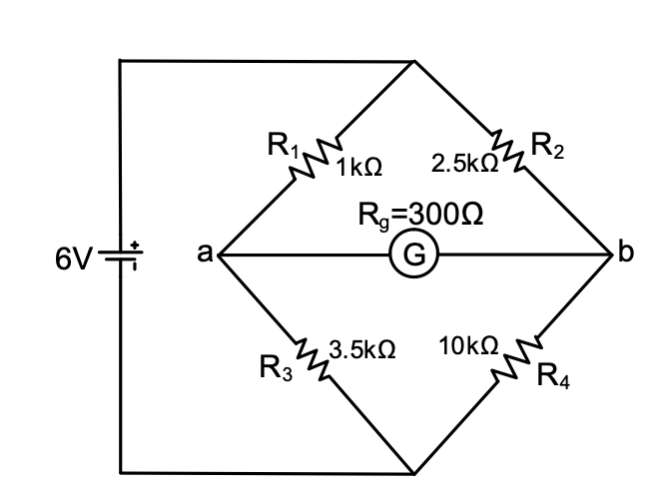 Solved An Unbalanced Wheatstone Bridge Is Given In The | Chegg.com