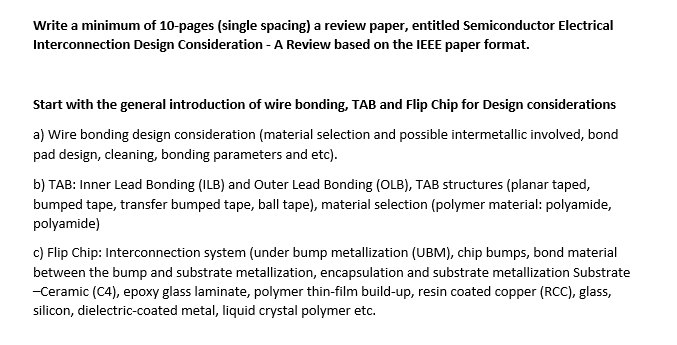 Write A Minimum Of 10 Pages Single Spacing A Rev Chegg Com