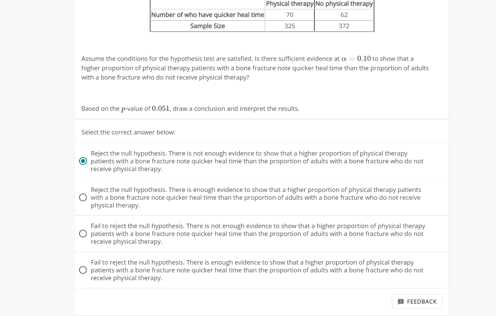 Solved QUESTION 2.1 POINT A Physical Therapy Student Is | Chegg.com