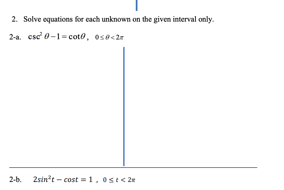 Solved 2. Solve equations for each unknown on the given | Chegg.com