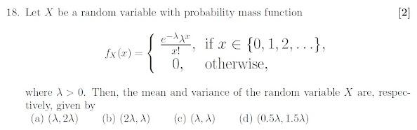 Solved 18. Let X be a random variable with probability mass | Chegg.com