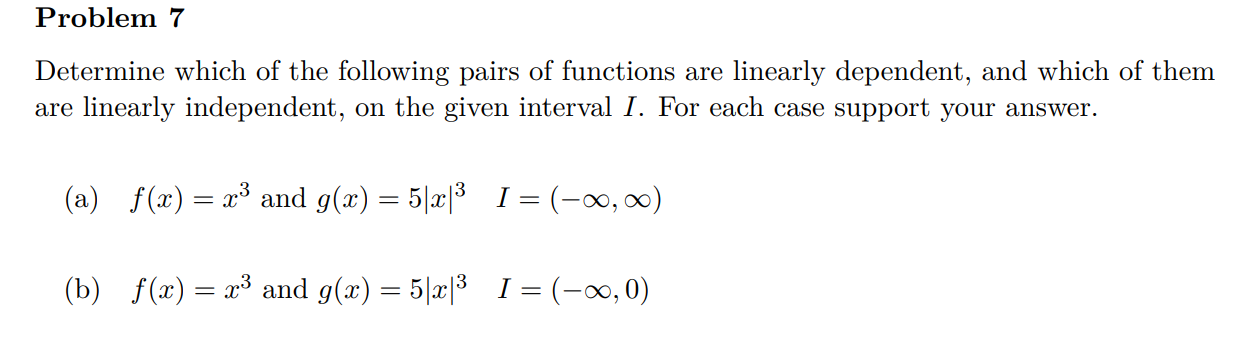 Solved Determine Which Of The Following Pairs Of Functions 8789